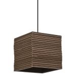 Ledvance Decor Pendelleuchte Quadrat Braun | Geeignet für 1x E27
