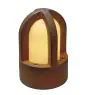 SLV Cone Stehlampe Stahl Rostig Rund | Außenbeleuchtung - IP54 - Geeignet für 1x E14 