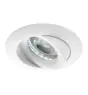 Noxion Einbau Spot Flox MR16 schwenkbar Weiß | Ausschnitt 70mm - GU10 Sockel