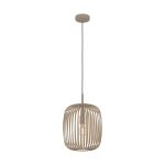 Eglo Suspension Luminaire Romazzina Acier Poncé | IP20 - Convient pour 1x E27 